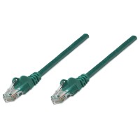 Intellinet 14-Feet Network Solutions Cat6 RJ-45 Male UTP Patch Cable, Green (343718)